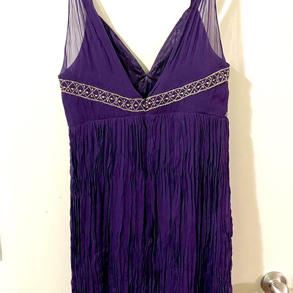 ABS Allen Schwartz purple cocktail dress. - Picture 6 of 14